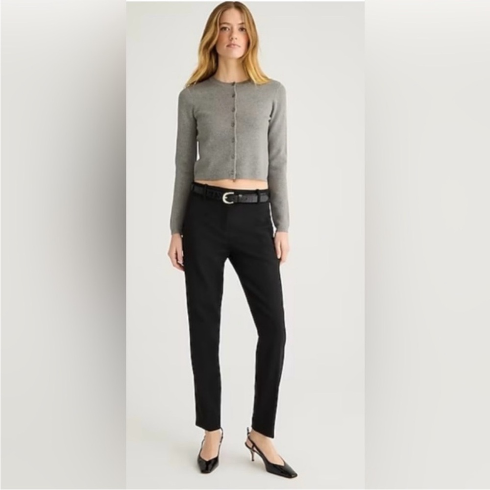 J.Crew | Cameron slim cropped pant in four-season stretch | Black | Size 4